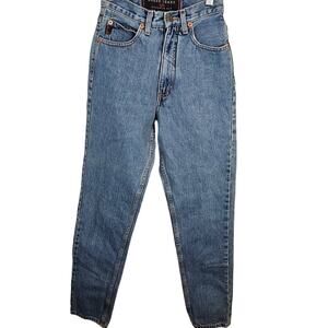 Vintage GUESS Jeans Womens 24 Blue High Rise Mom Narrow Leg Classic Fit USA Made